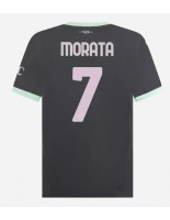 AC Milan Alvaro Morata #7 Tredjedrakt 2024-25 Korte ermer